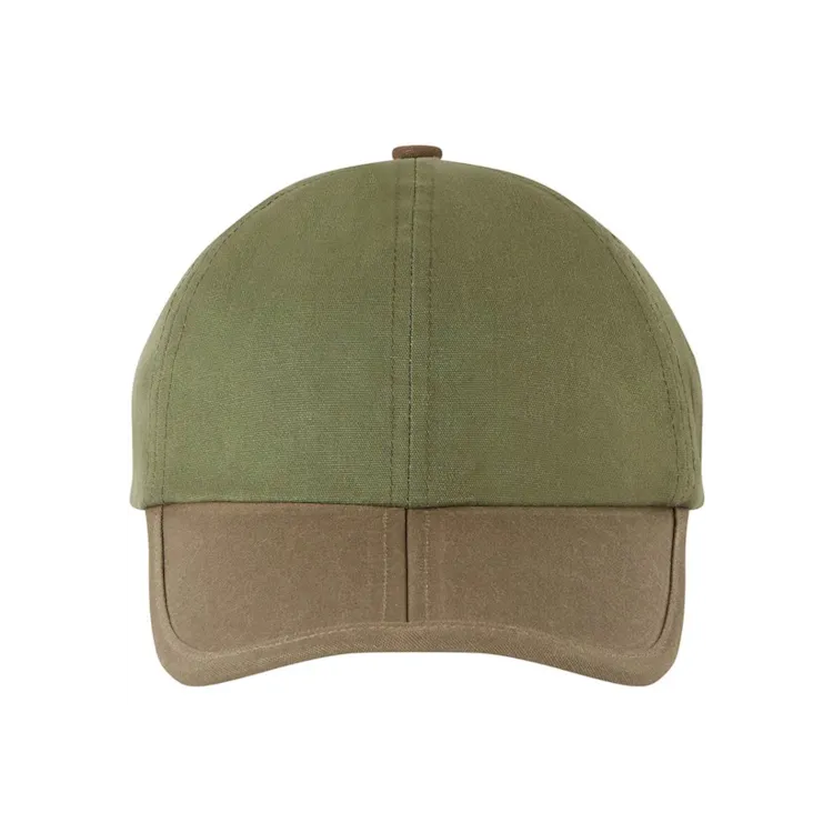 Sealskinz Marham Waterproof Waxed Canvas Foldable Cap - Olive/Brown