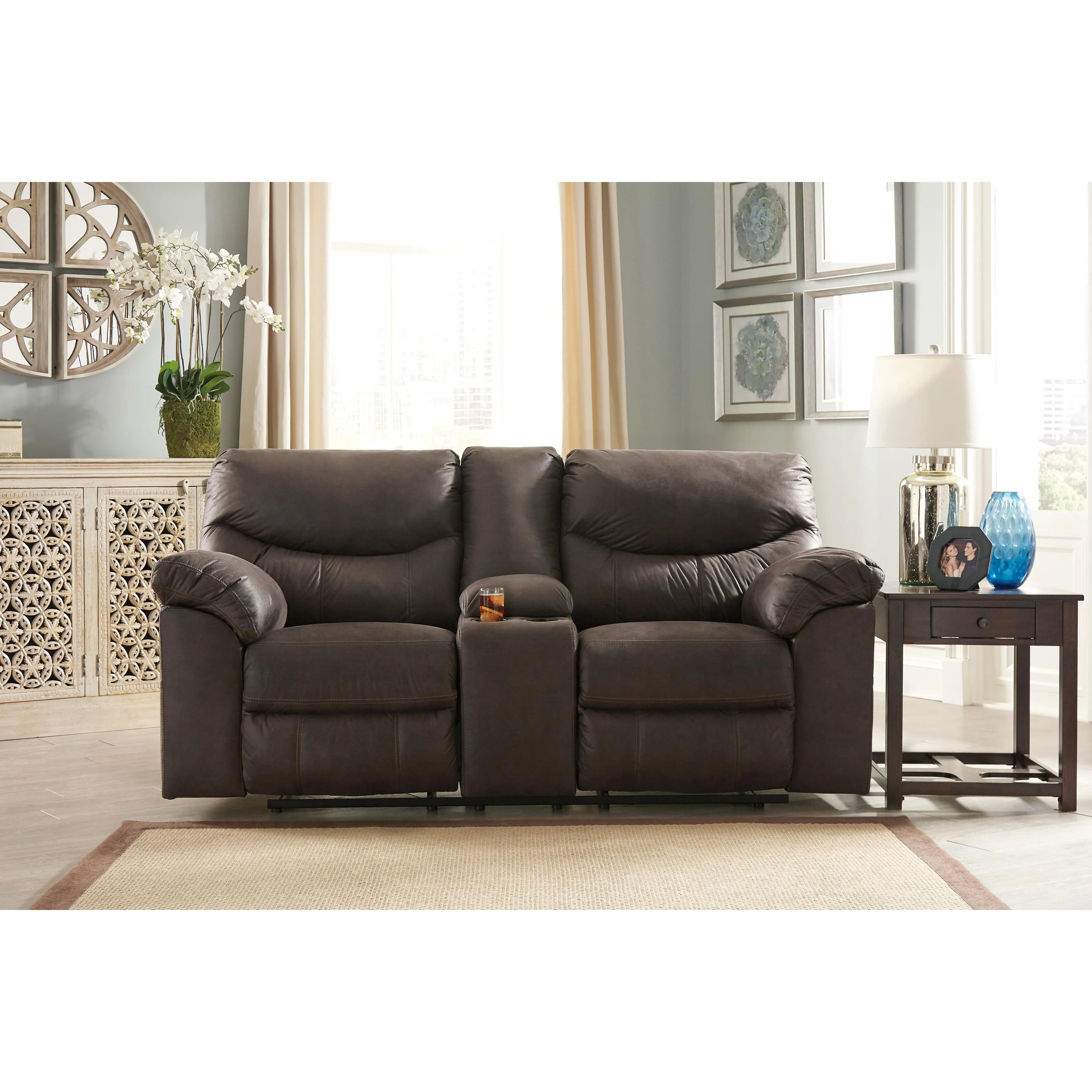 Signature Design by Ashley Boxberg 33803U1 2 pc Reclining Living Room Set