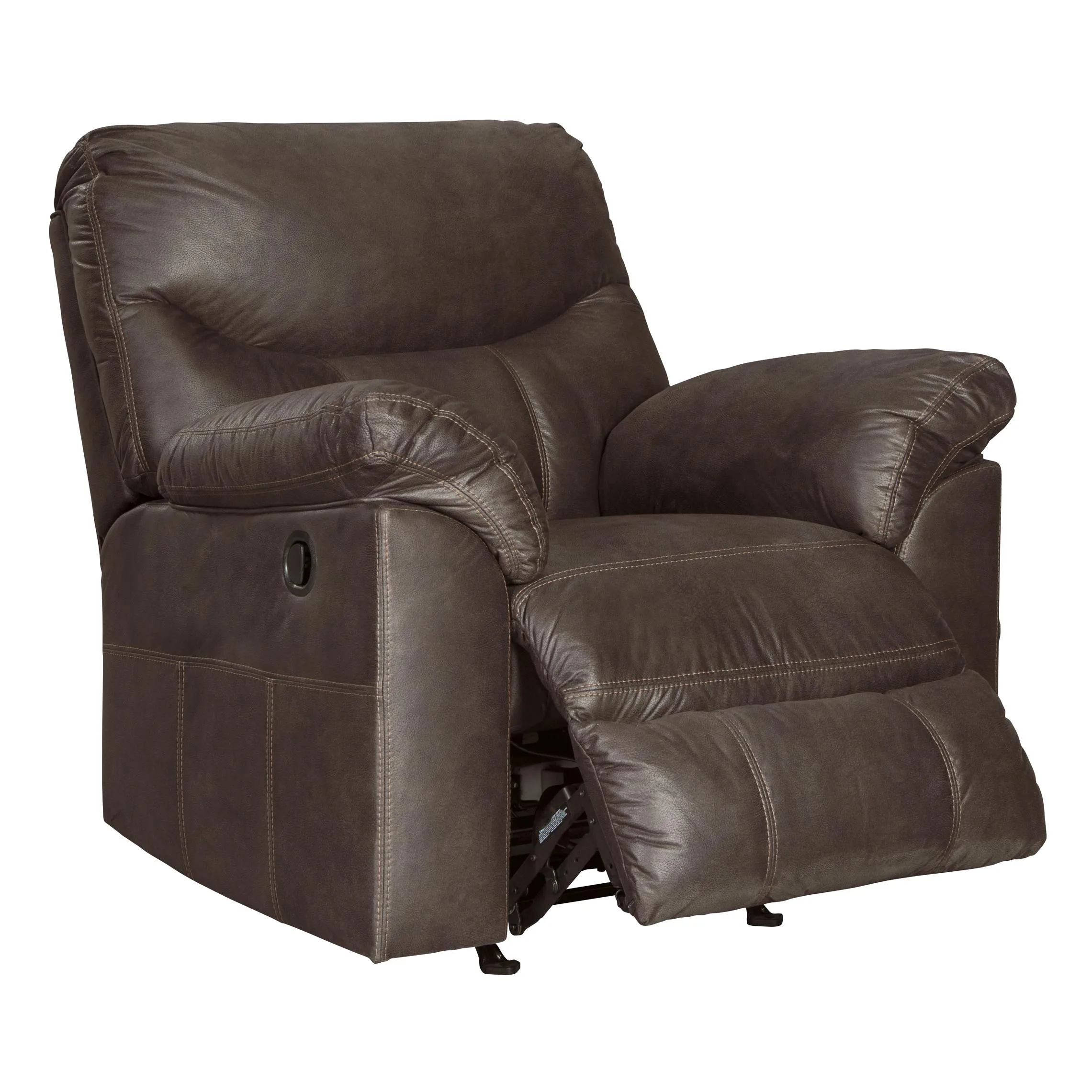 Signature Design by Ashley Boxberg Rocker Leather Look Recliner 3380325C