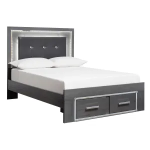 Signature Design by Ashley Lodanna B214B5 Full Panel Bed with 2 Storage Drawers