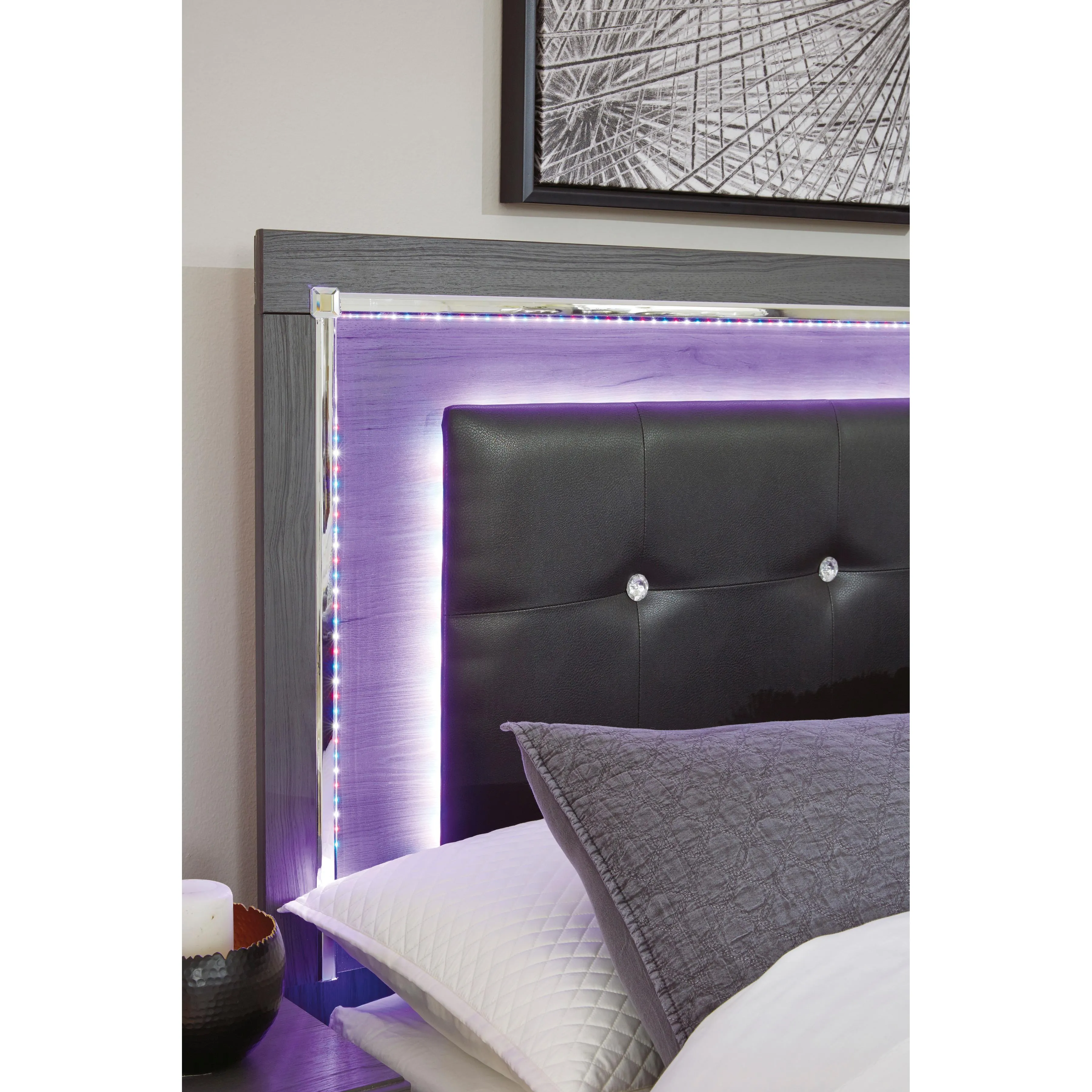 Signature Design by Ashley Lodanna King Panel Bed with Storage B214-58/B214-56S/B214-97