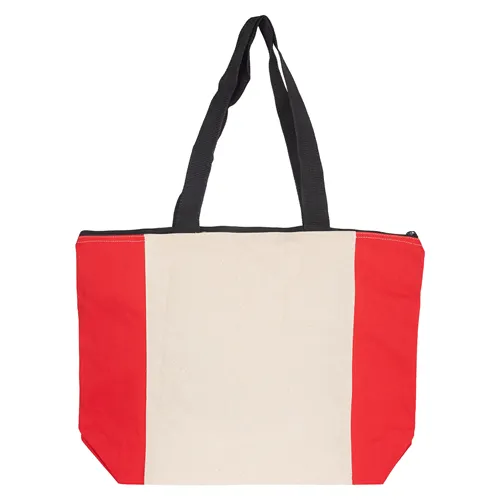 Stock Calico Zip Shopper(SCB-24D)