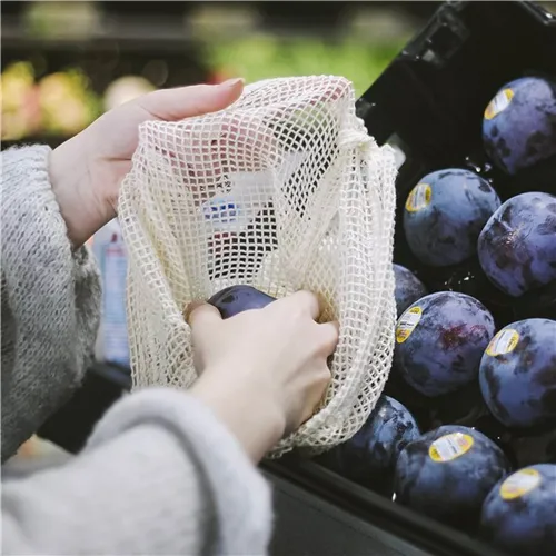 Stock Cotton Net Produce Bag(SCB-47T)