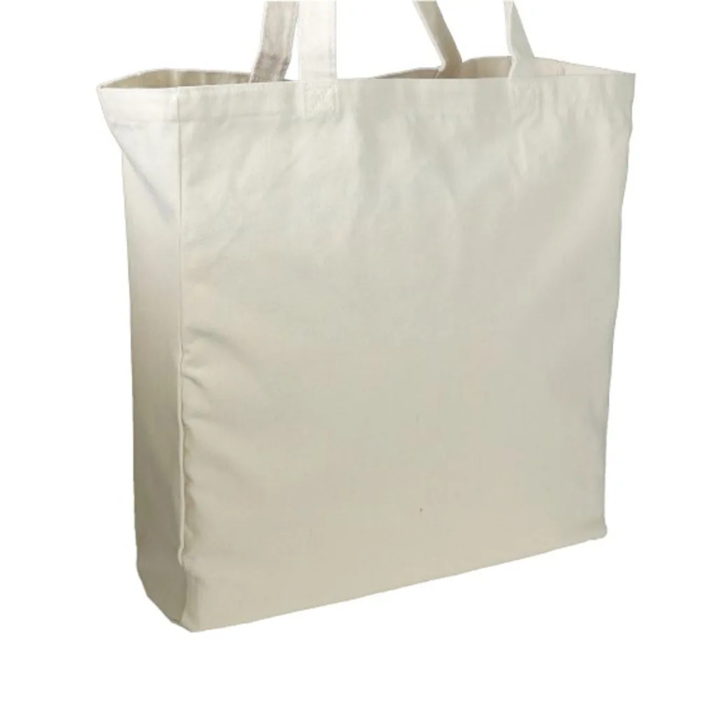 Stock Thick Canvas Shopping Bag with Gusset(SCB-32G)