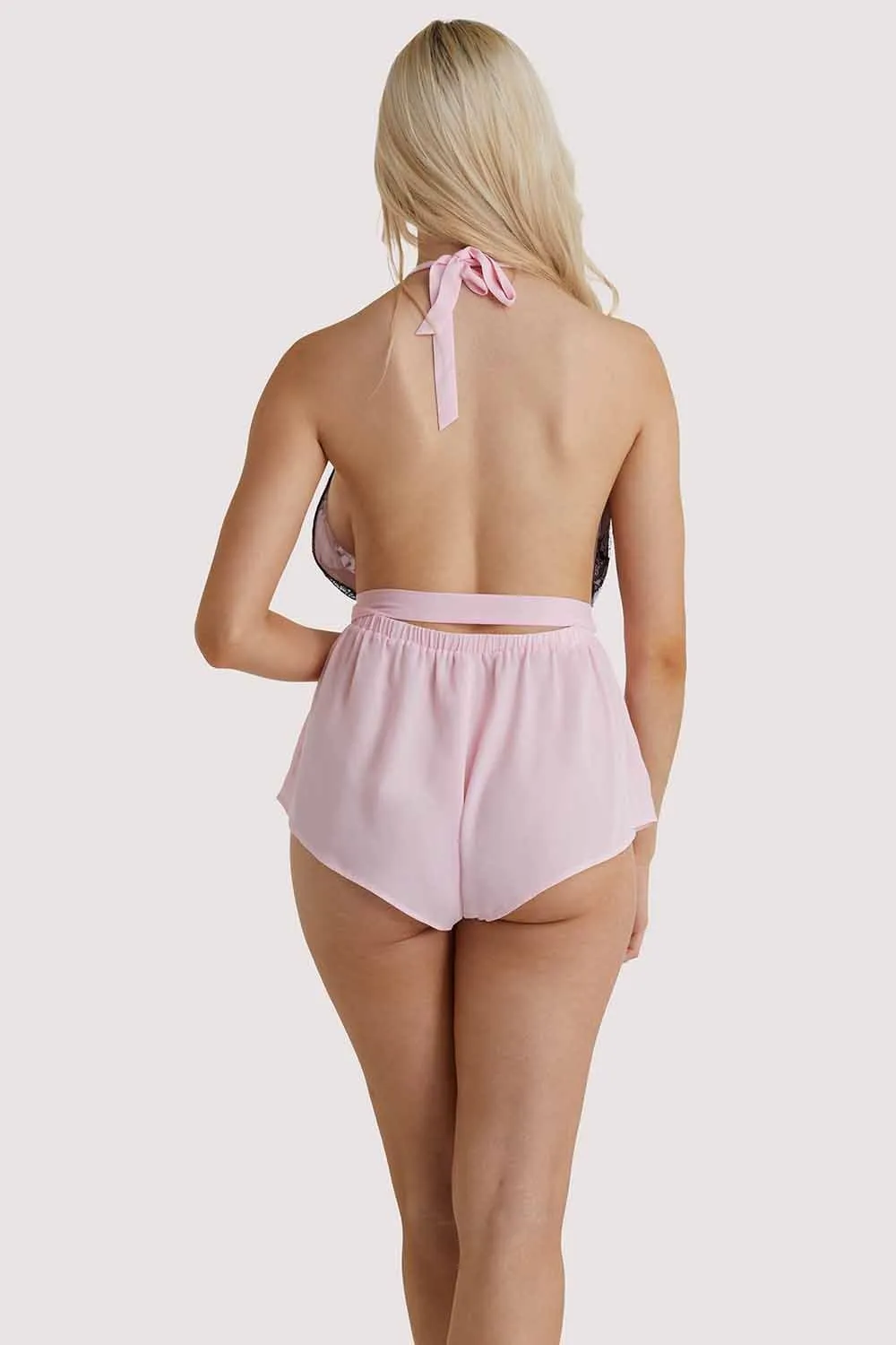 Suzie Blush Halter Playsuit