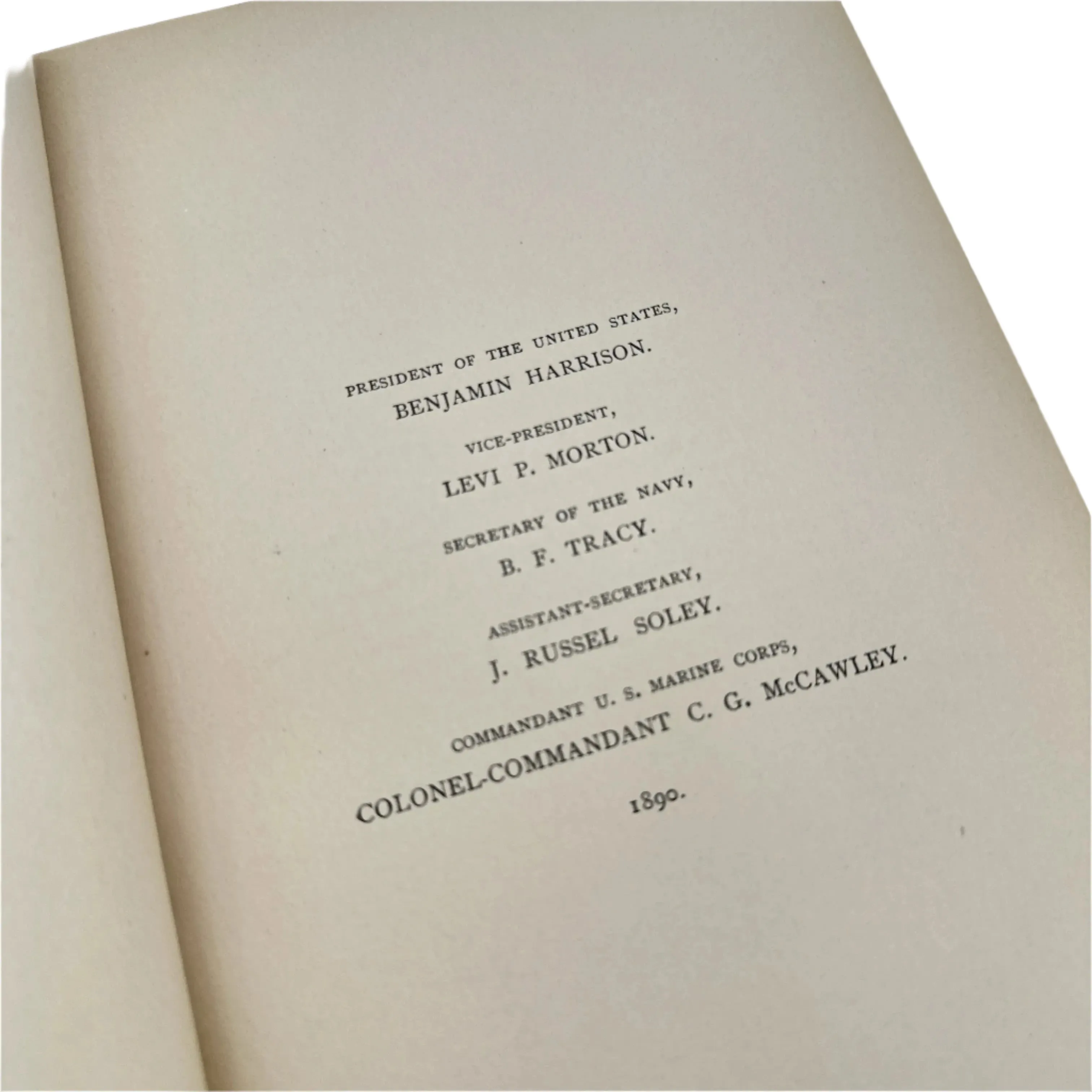 The History of the U.S.  Marine Corps — Signed by the author Richard S. Collum