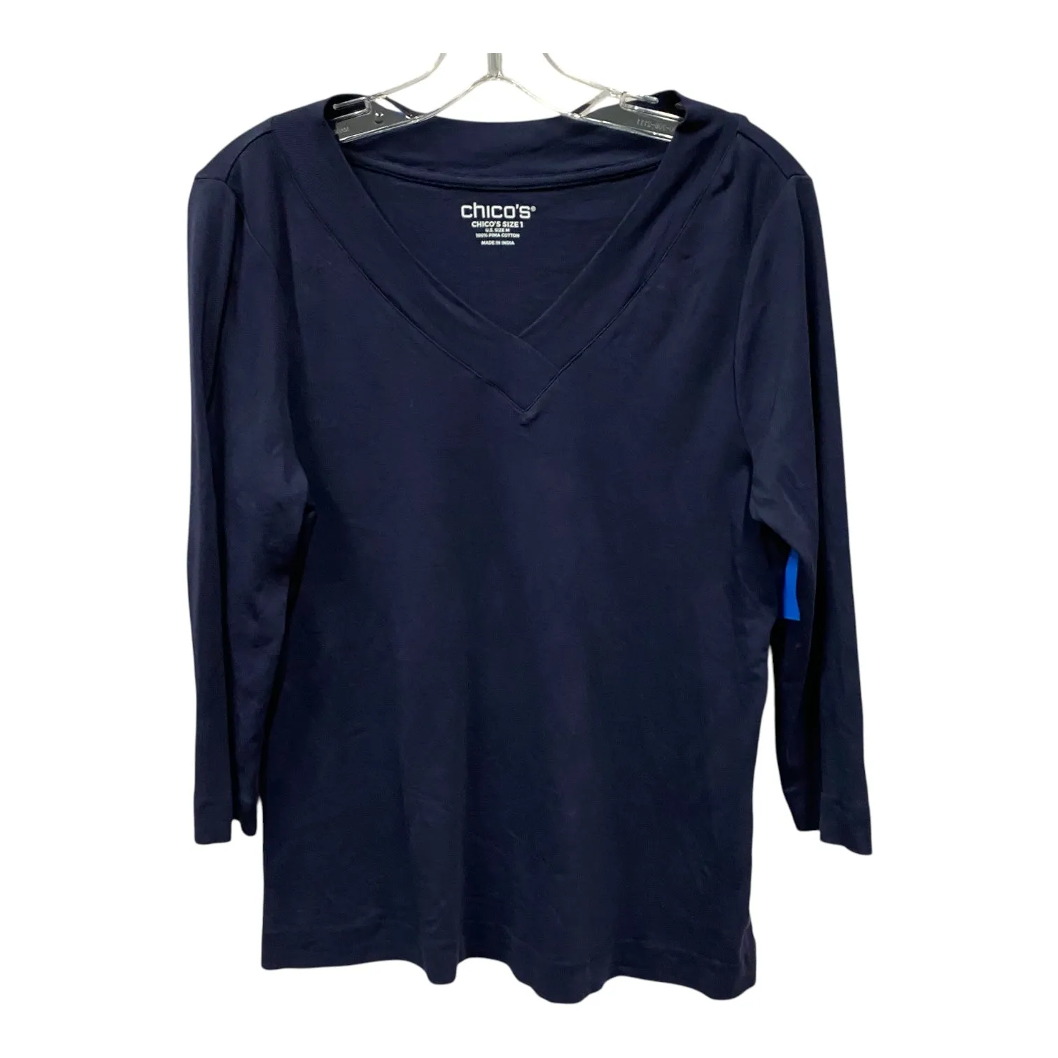 Top Ls By Chicos In Navy, Size:M