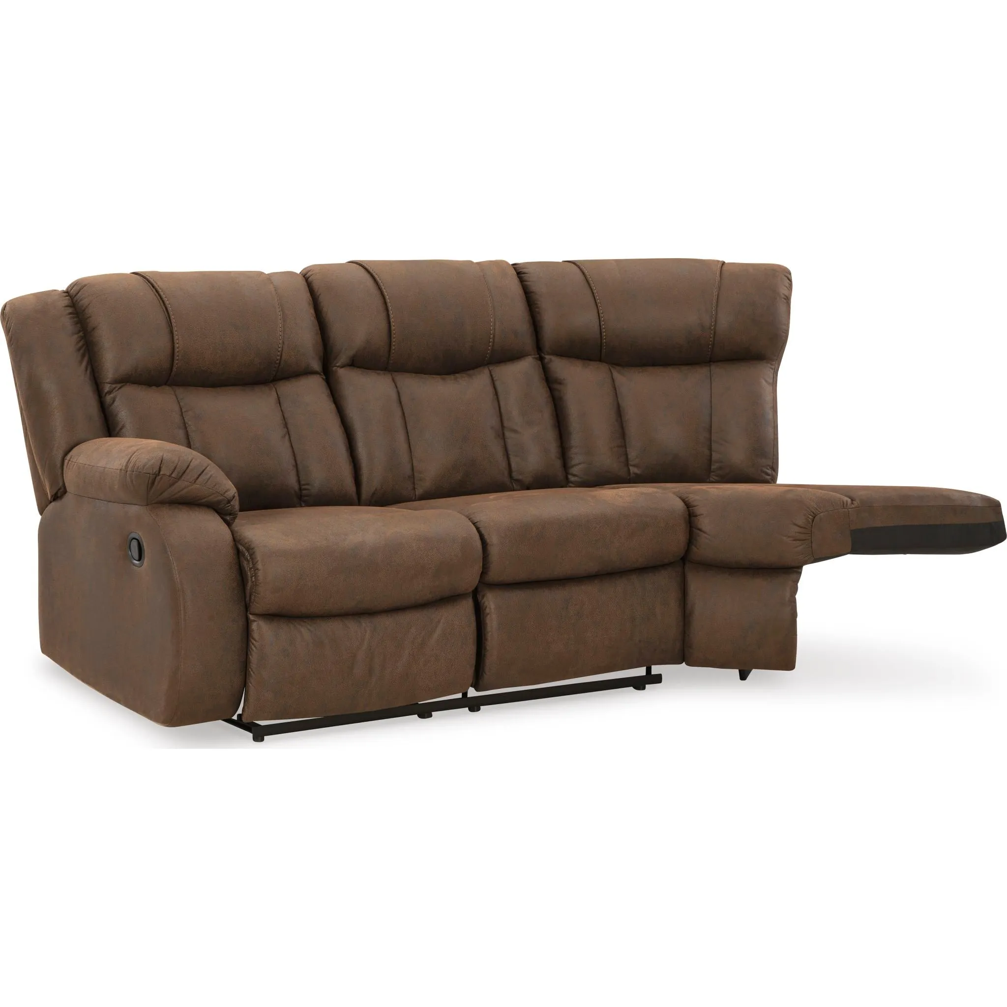 Trail Boys 2 Piece Reclining Sectional with Console