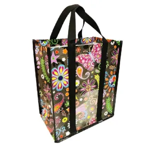 Two Lumps of Sugar Pop Floral Swag Bag Tote