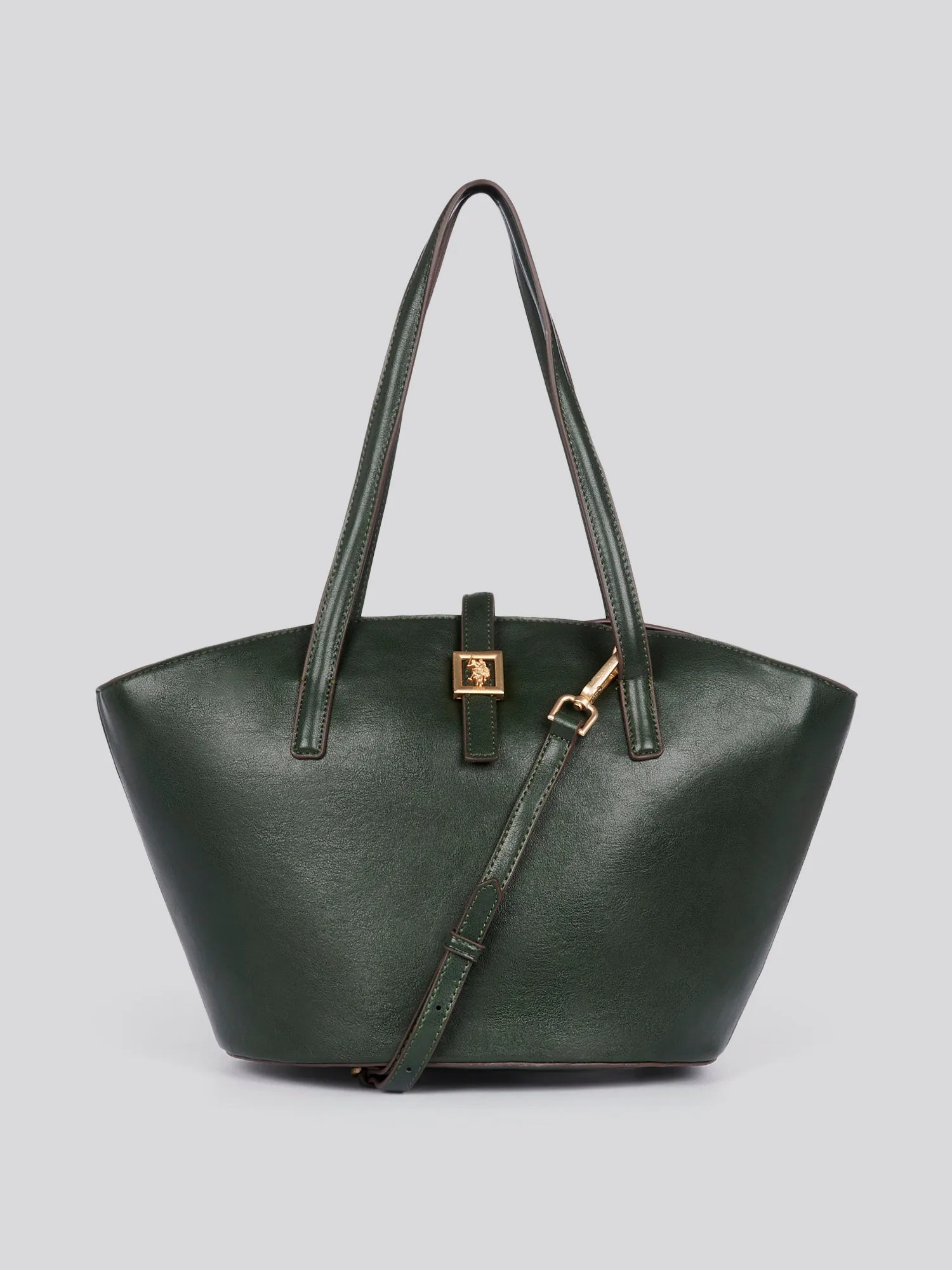 U.S. Polo Assn. Womens Caring Shopping Bag in Green