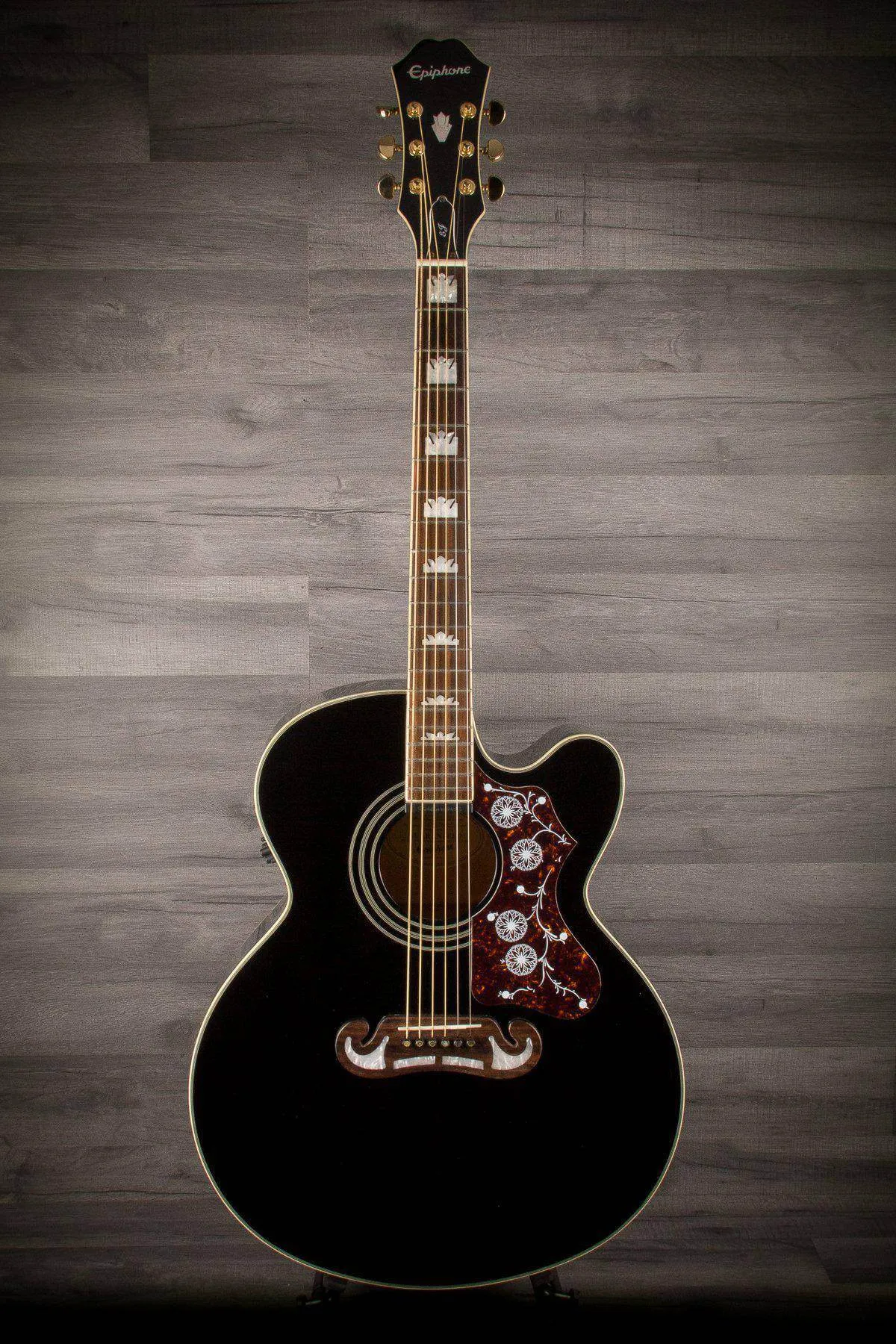 USED - Epiphone EJ-200CE Electro Acoustic - Black