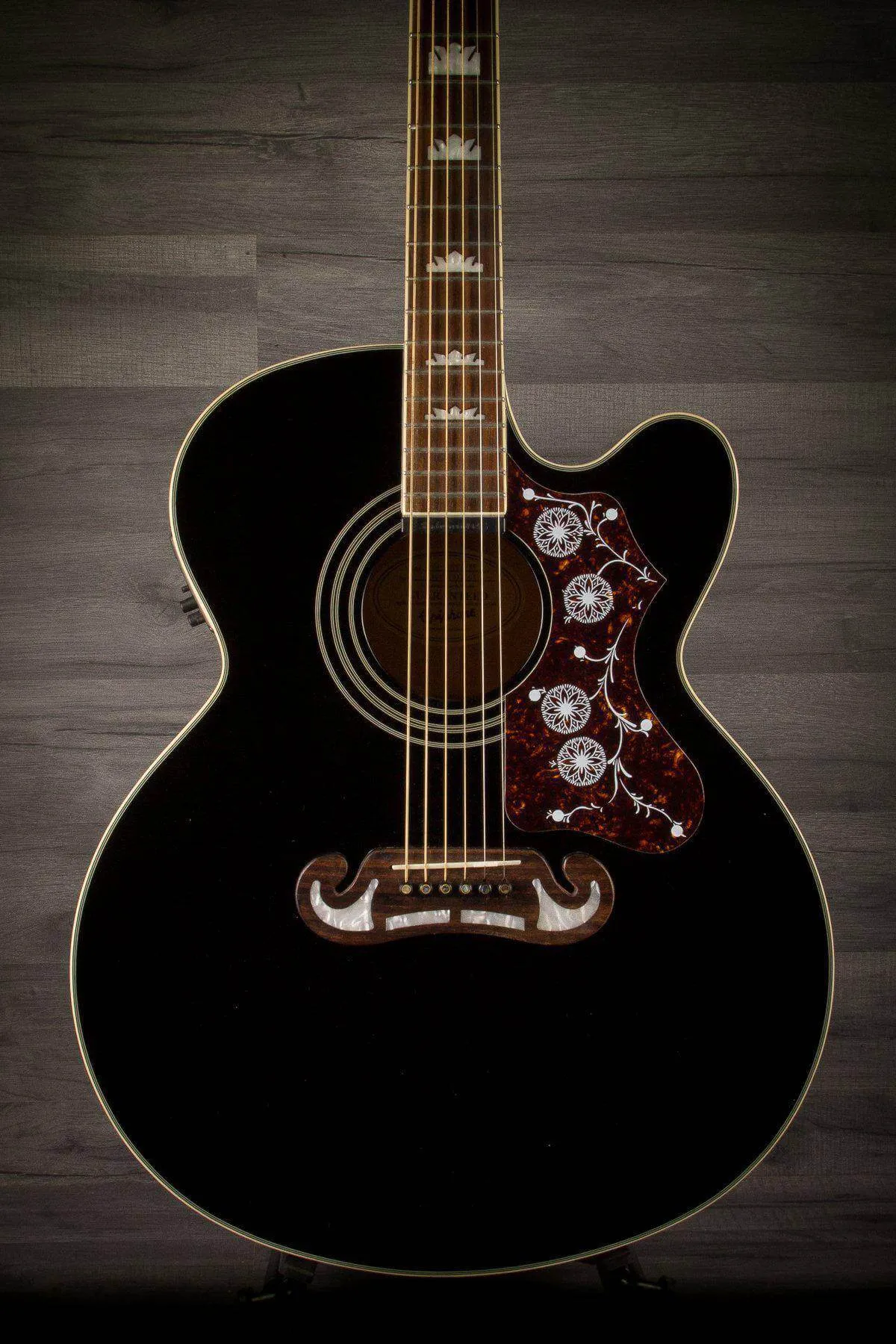 USED - Epiphone EJ-200CE Electro Acoustic - Black