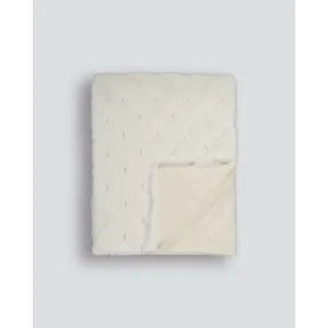 Valentina White Throw (Faux Fur)