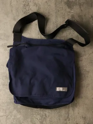 Vintage Eddie Bauer Messenger Bag Blue Cross Body