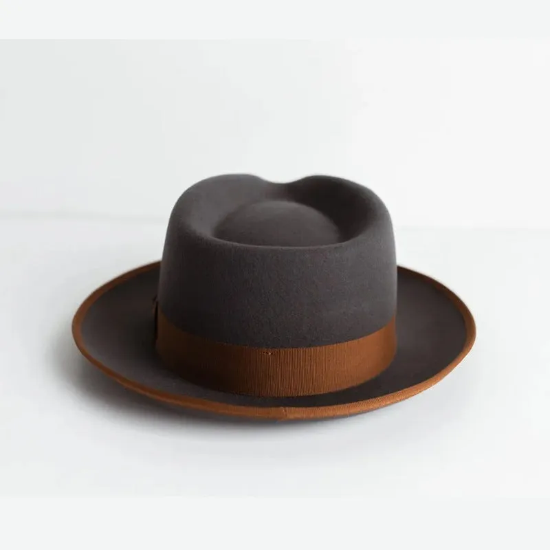 Vintage Vogue Exquisite Emblem Felt Fedora