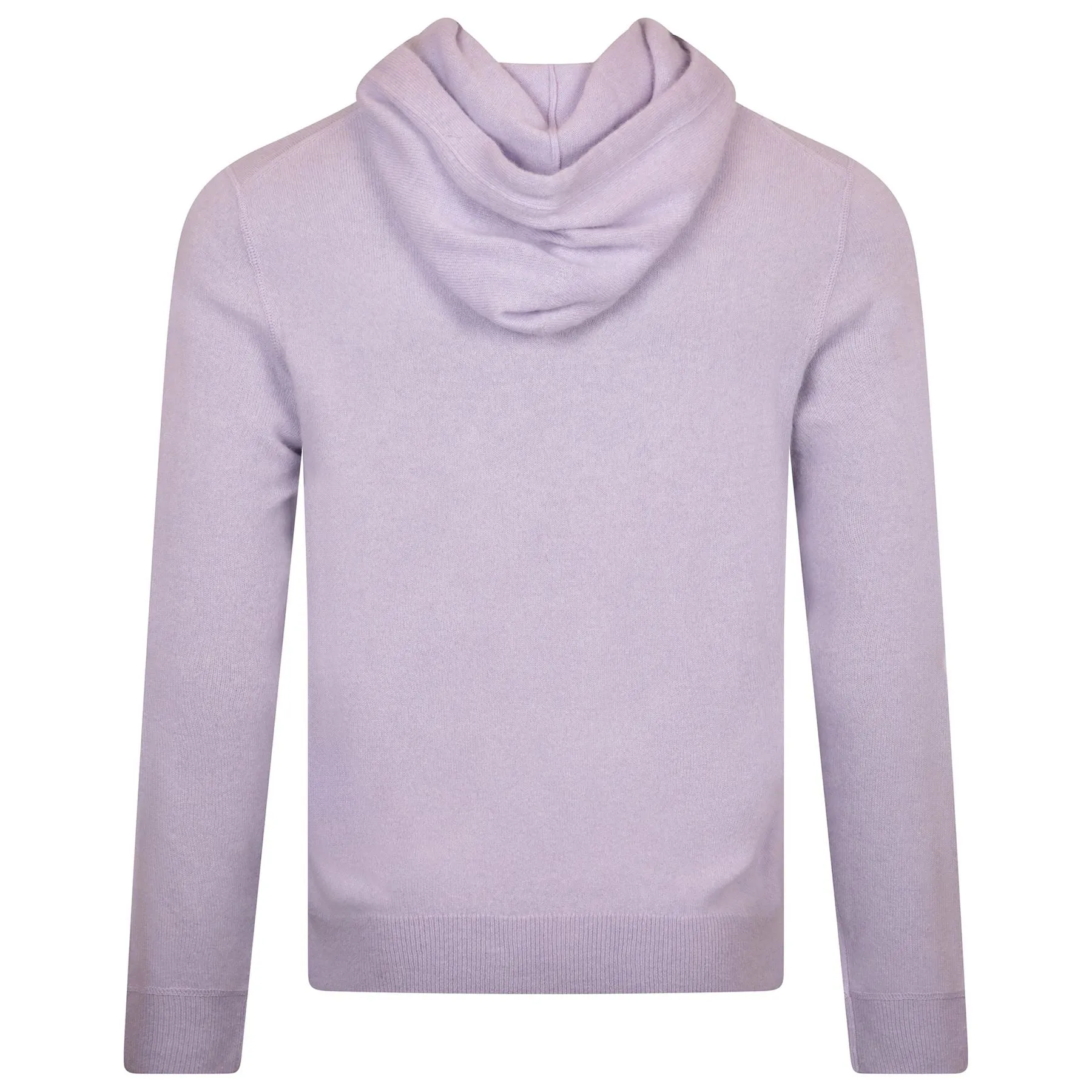 Washable Cashmere Hooded Sweater Flower Purple - SS24