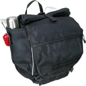 Waterproof Backpack Pannier: Black