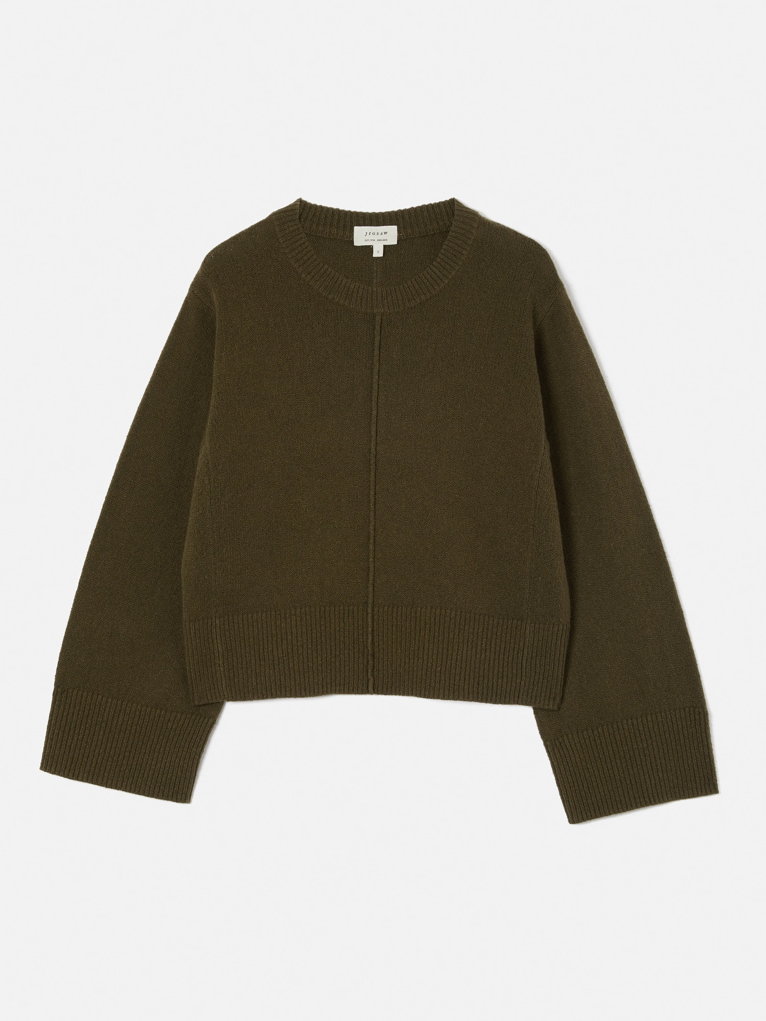 Wide Sleeve Jumper | Khaki