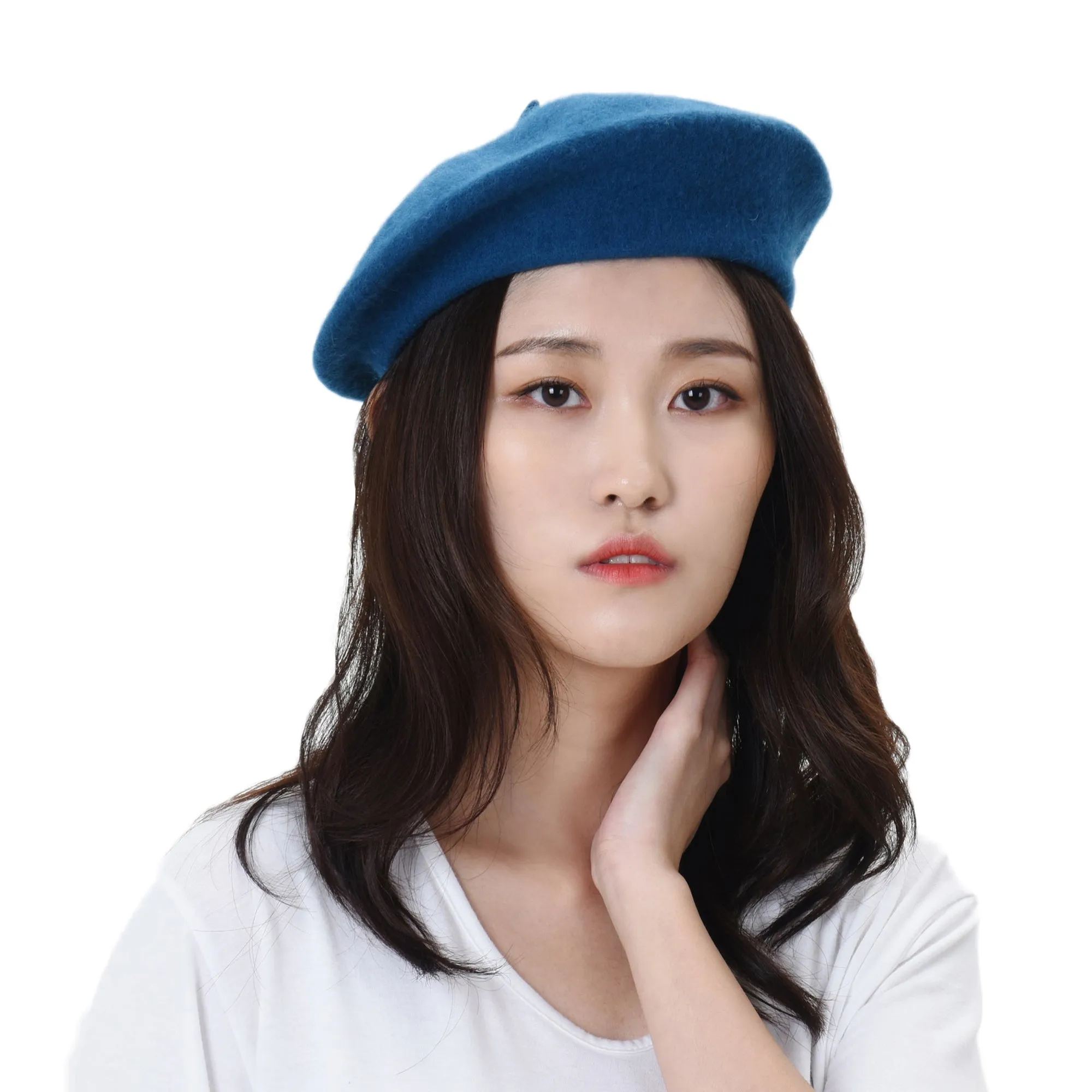 Wool Beret Hat Warm Winter French Style KR9538