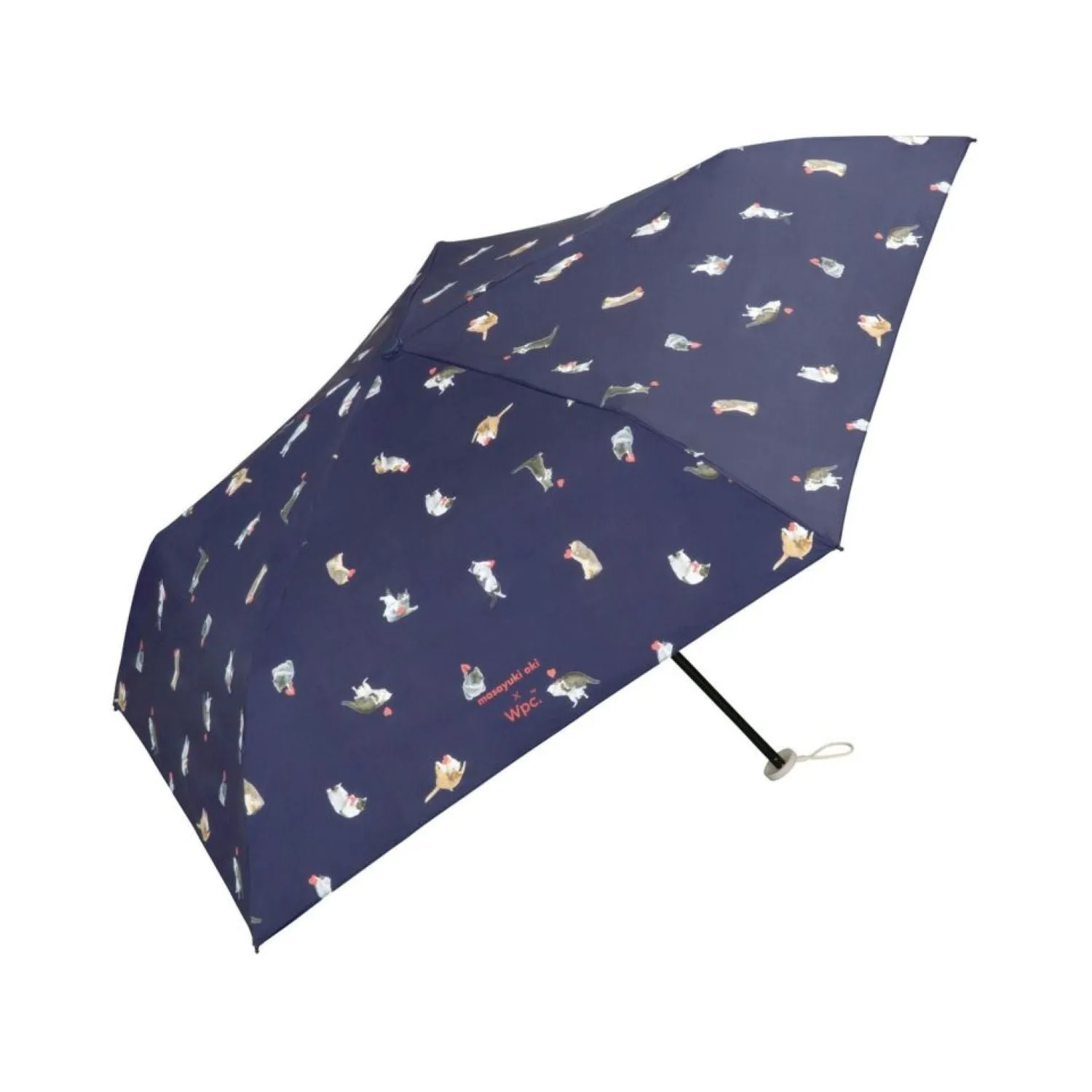 WPC X Masayuki Oki Neko UV Protection UPF 50  Umbrella 49cm