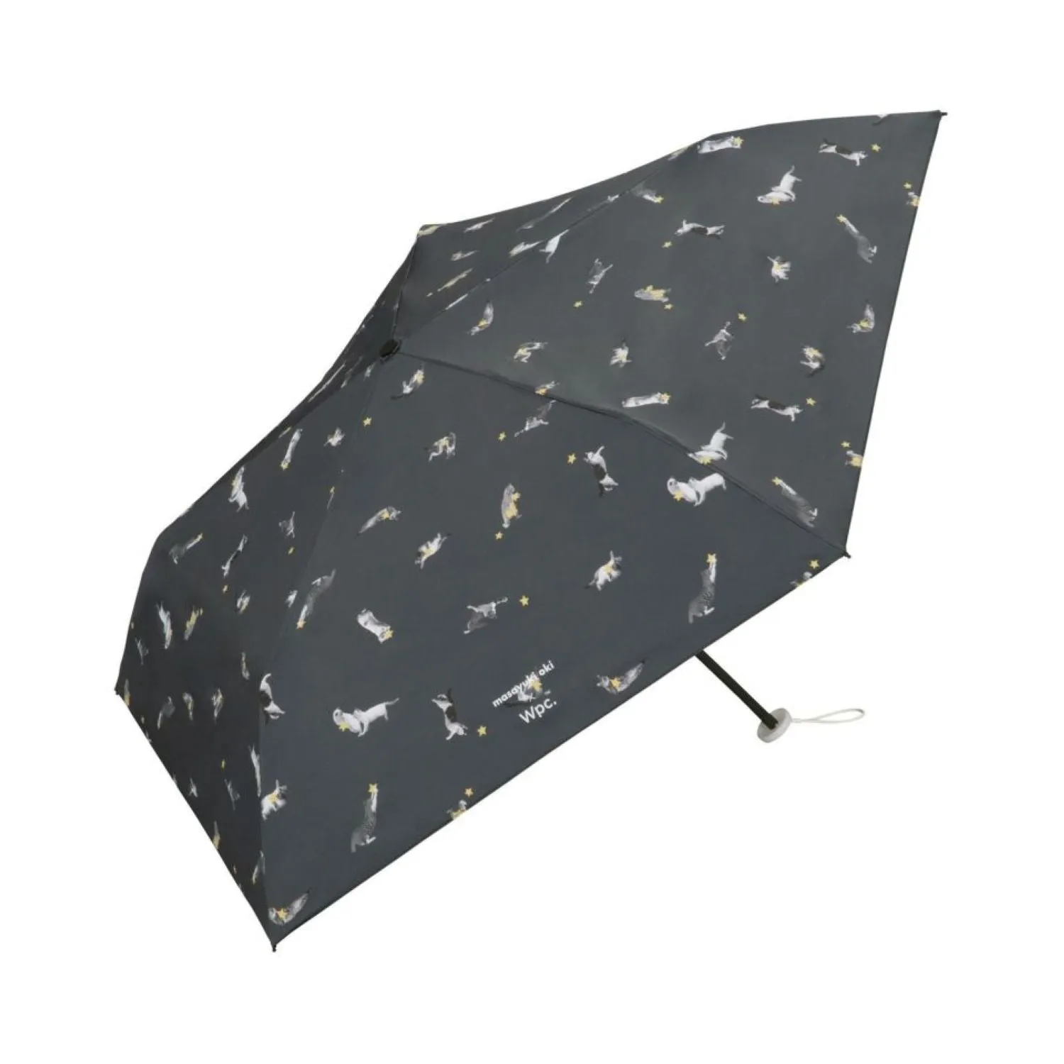 WPC X Masayuki Oki Neko UV Protection UPF 50  Umbrella 49cm