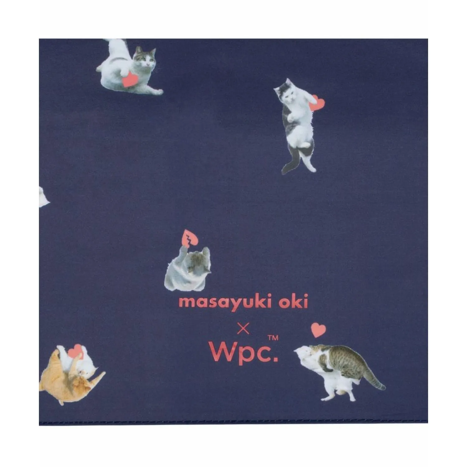 WPC X Masayuki Oki Neko UV Protection UPF 50  Umbrella 49cm